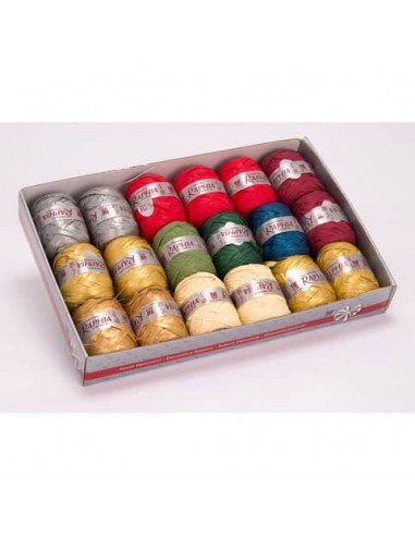 Bobina Bolis Raphia 20 m Christmas - conf. 18 pz - 54011370548