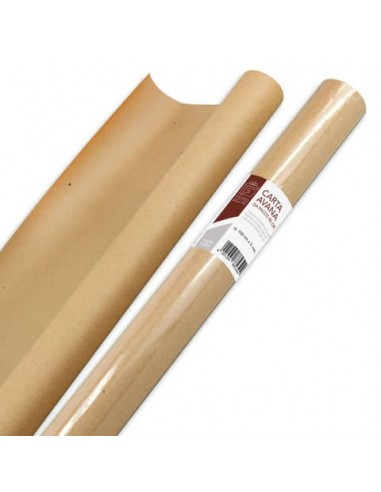 Rotolo carta da pacco Florio Carta formato 1x5 m colore avana 5344