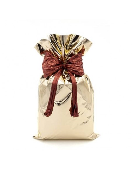 Buste regalo metallizzate Italpak - formato 10x15 cm - conf. 50 pz oro X007019101500