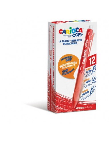 Penne a scatto cancellabili Carioca OOPS inchiostro termosensibile M 0