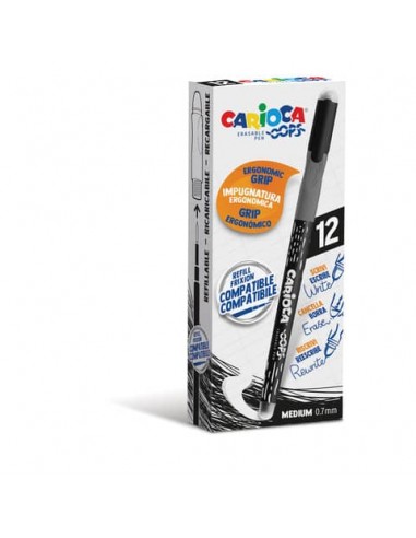 Penne cancellabili Carioca OOPS con inchiostro termosensibile M 0