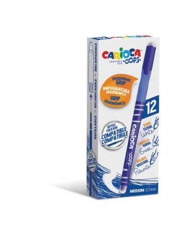 Penne cancellabili Carioca OOPS con inchiostro termosensibile M 0