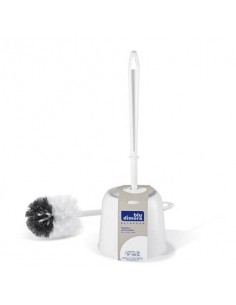 Portascopino in plastica Fiore Blu dimora bianco 0088C