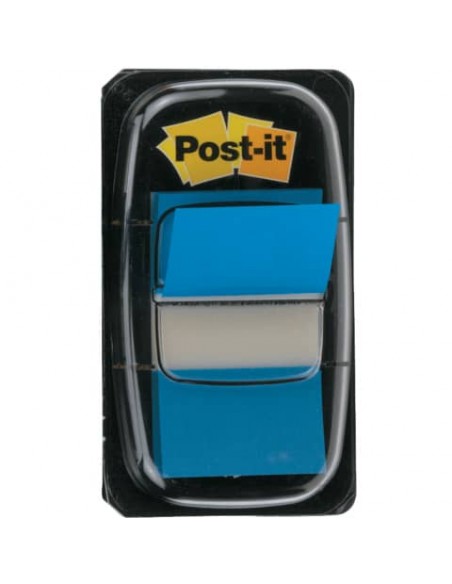 Segnapagina removibili Post-it® Index Medium con dispenser blu 50 segnapagina - 680-2