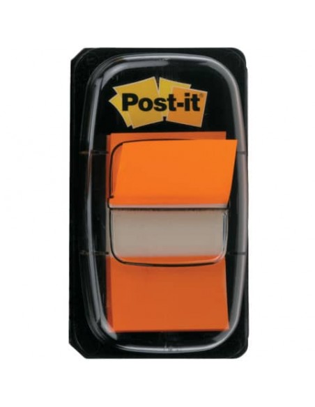 Segnapagina removibili Post-it® Index Medium con dispenser arancione 50 segnapagina - 680-4