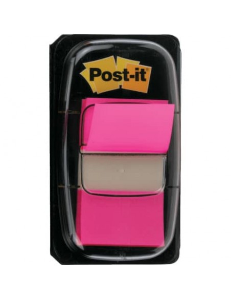 Segnapagina removibili Post-it® Index Medium con dispenser rosa vivace 50 segnapagina -680-21