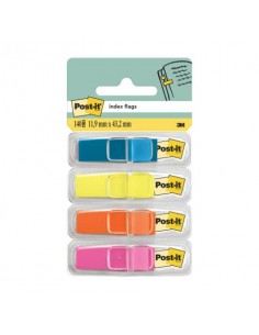 Segnapagina removibili Post-it® Index Mini con dispenser turchese