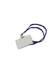 Cordoncini con clip in metallo - 30 cm blu - 155Y