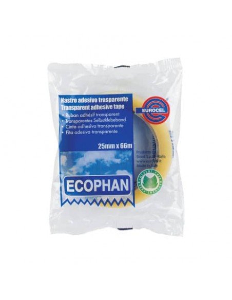 Nastro adesivo Eurocel ECOPHAN formato 25x66 cm in conf. da 6 pezzi 001417249