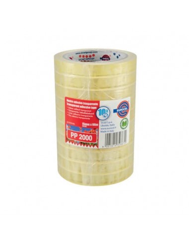 Nastro adesivo Eurocel PP2000 a torre formato 15x66 m - conf. 10 pz - 001122170