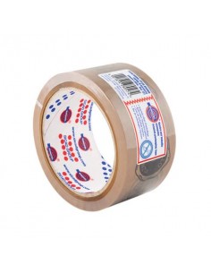 Nastro adesivo per imballo Eurocel formato 50x66 m - scritta sigillo di garanzia - 1000000379
