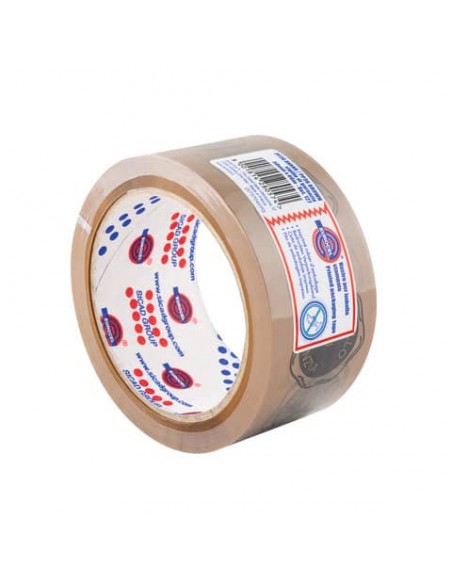 Nastro adesivo per imballo Eurocel formato 50x66 m - scritta sigillo di garanzia - 1000000379