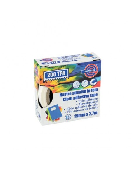 Nastro adesivo telato Eurocel formato 19 mm x 2