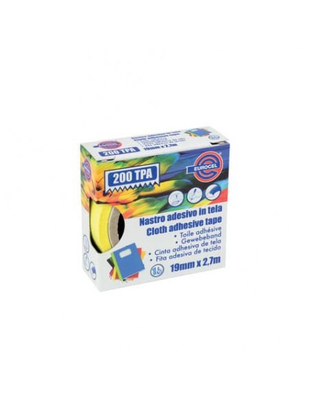 Nastro adesivo telato Eurocel formato 19 mm x 2