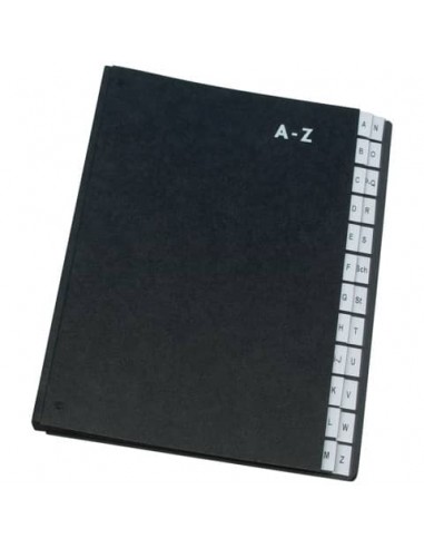 Libro monitore Q-Connect 270x340 mm nero A-Z KF04563