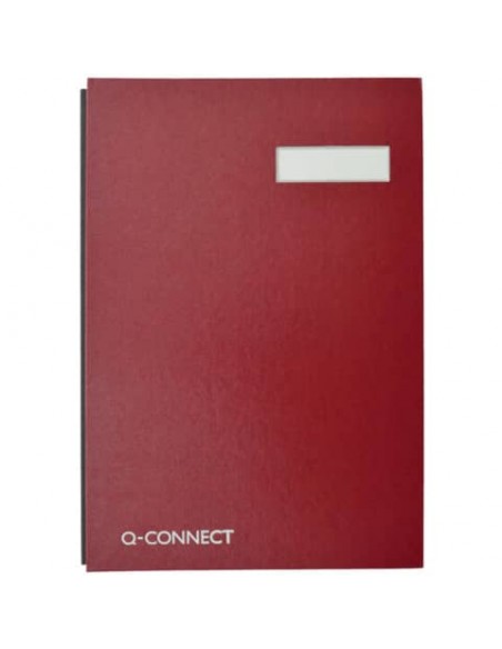 Libro firme Q-Connect 20 pagine 24x35 cm rosso KF31011