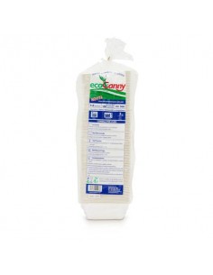 Vaschetta bio-compostabile ecoCanny Take Away bianco 1/2 porzioni conf. 100 pz  - ECO‐T12CA