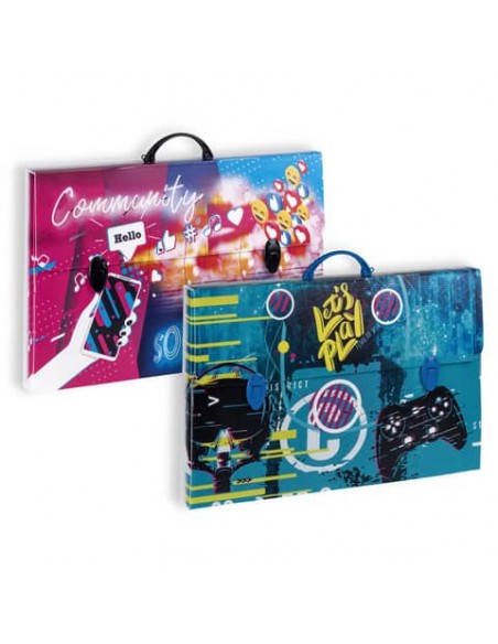 Valigetta in PPL Favorit con stampa Social 56