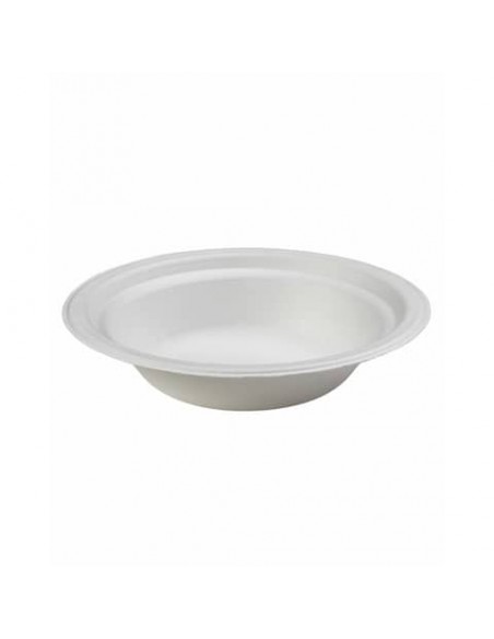 Ciotola monouso in polpa di cellulosa bianca compostabile Le Nappage conf. 12 pz 40 cl - 72434