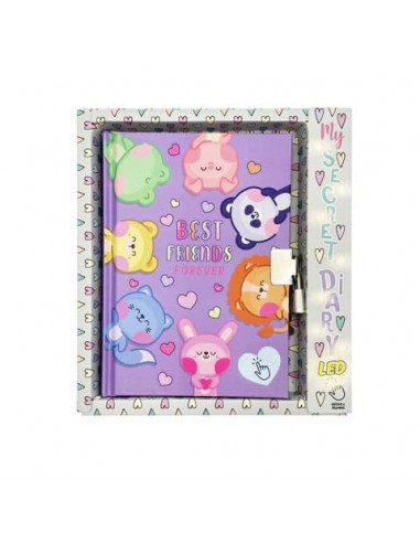 Diario dei segreti Lebez LED 2 soggetti assortiti 81848