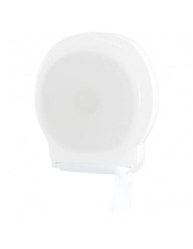 Distributore maxi di carta igienica jumbo Hylab in PPL ccon capacità massima Ø30 cm bianco - U-TO/1-ECOS