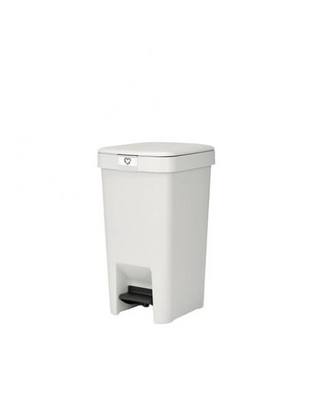 Pattumiera a pedale Brabantia StepUp per raccolta differenziata - capacità 10 L - light grey - 800245