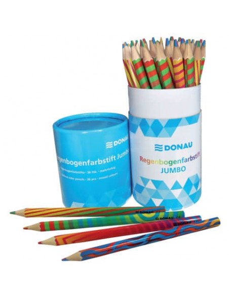 Matite colorate arcobaleno Donau conf. 36 pz multicolore 330253