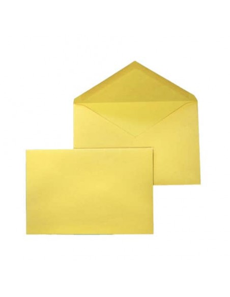 Busta gommata posta Blasetti giallo 80 g/m2 - conf. da 500 buste - 120x180 mm 171