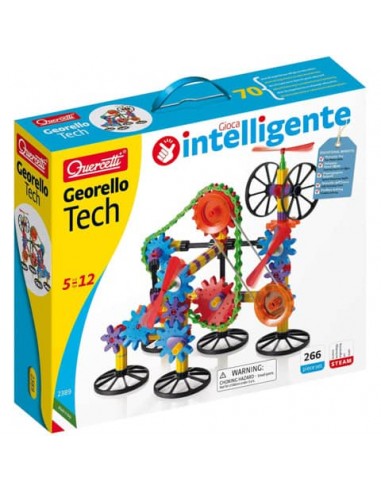 Gioco di costruzione Quercetti Georello Tech - colori assortiti 2389