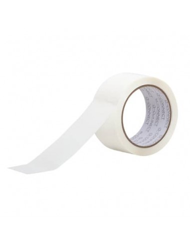 Nastro adesivo da imballo Q-Connect 50 mm x 66 m bianco - svolgimento rumoroso - conf. 6 pezzi - KF02901