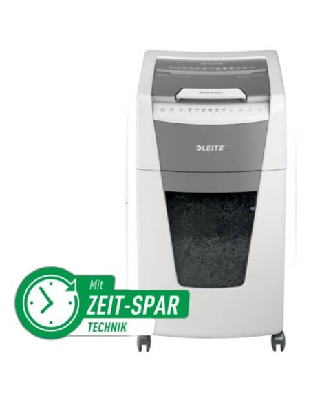 Distruggidocumenti automatico Leitz Office 300 P5 - taglio a frammenti P-5 2x15 mm - 60 L - 80160000