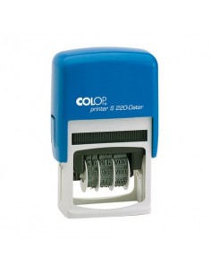 Timbro Colop S220 autoinchiostrante datario - 4x25 mm piastra non personalizzabile - S220BLS