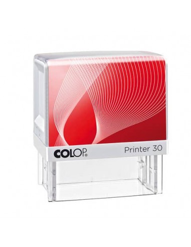 Timbro rettangolare Colop Printer G730 18x47 mm bianco - PR30G7.BI