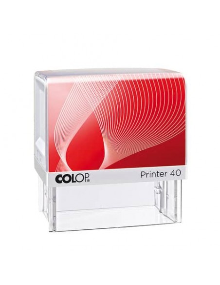 Timbro rettangolare Colop Printer G740 23x59 mm bianco - PR40G7.BI