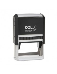 Timbro rettangolare Colop Printer 55 40x60 mm nero - PR55