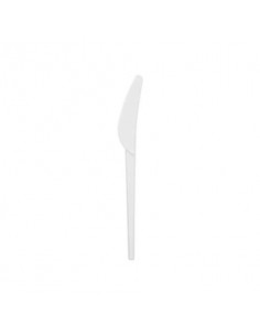 Coltelli in CPLA bianchi Ferrari Bio conf. 100 pz 165 mm FBIO40