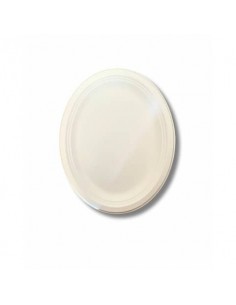 Piatto ovale in bagassa sbiancata Ferrari Bio 317 mm conf. 100 pz FBIO74