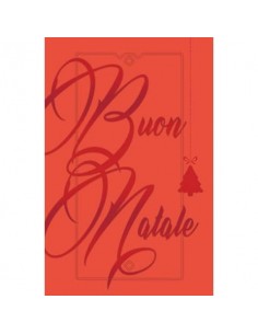 Biglietti augurali natalizi 9x14 cm - Biembi conf. da 12 rosso B2D502C61-RED