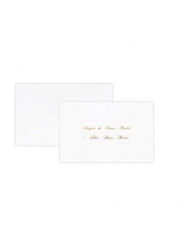 Cartoncino auguri di Natale Rex-Sadoch formato 14x9 cm - conf. 100 pezzi - bianco - 2101