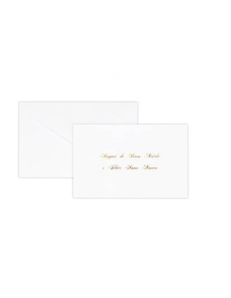 Cartoncino auguri di Natale Rex-Sadoch formato 14x9 cm - conf. 100 pezzi - bianco - 2101