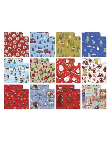 Rotolo carta da regalo Rex-Sadcoh Raso Big Bimbi 300x100 cm fantasia natalizia assortita - R3M01NT2
