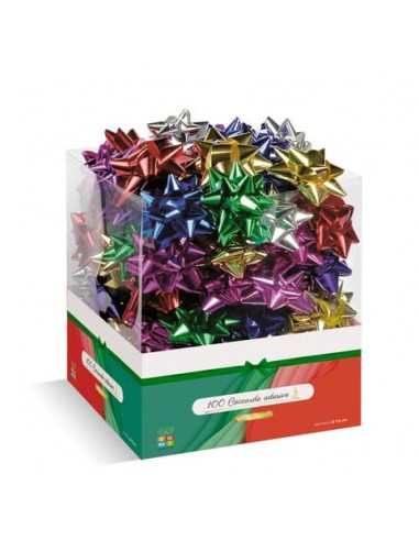 Coccarda in nastro liscio Lebez colori assortiti - Ø 7