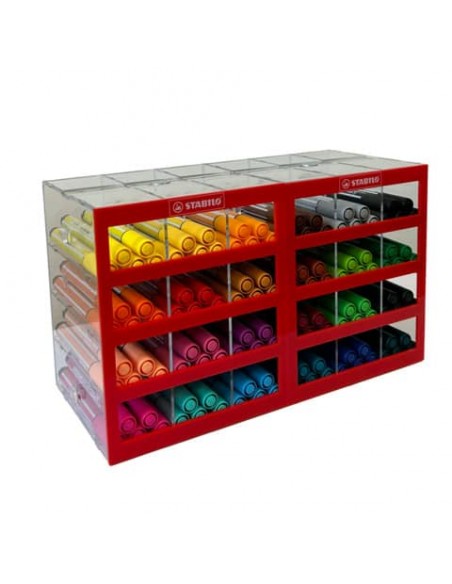 Espositore 120 pennarelli Stabilo Pen 68 Max - 24 colori assortiti - IT768/120-1