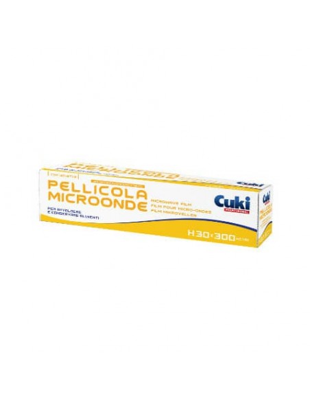 Rotolo di pellicola per microonde con astuccio Cuki Professional 290 mm x 300 m - 2630030