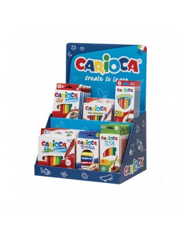 Espositore 48 articoli disegno Carioca Counter Core Products assortiti 54220/A
