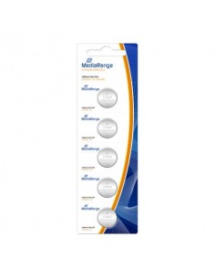Blister da 5 batterie al litio a bottone Media Range CR1620 3V - MRBAT130