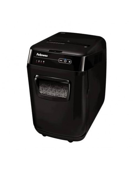 Distruggidocumenti uso moderato FELLOWES AutoMax™ 200M - P-5 - 32 L - taglio a microframmenti 2x14 mm nero - 4656301