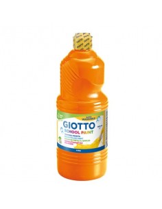 Tempera pronta Giotto School Paint in flacone 1 L arancione - F53550500
