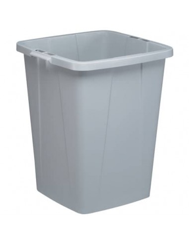 Contenitore portarifiuti DURABLE DURABIN 90 L polipropilene grigio 1800474050