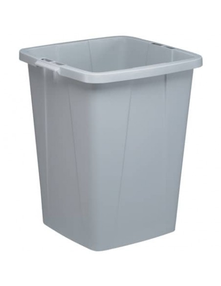 Contenitore portarifiuti DURABLE DURABIN 90 L polipropilene grigio 1800474050